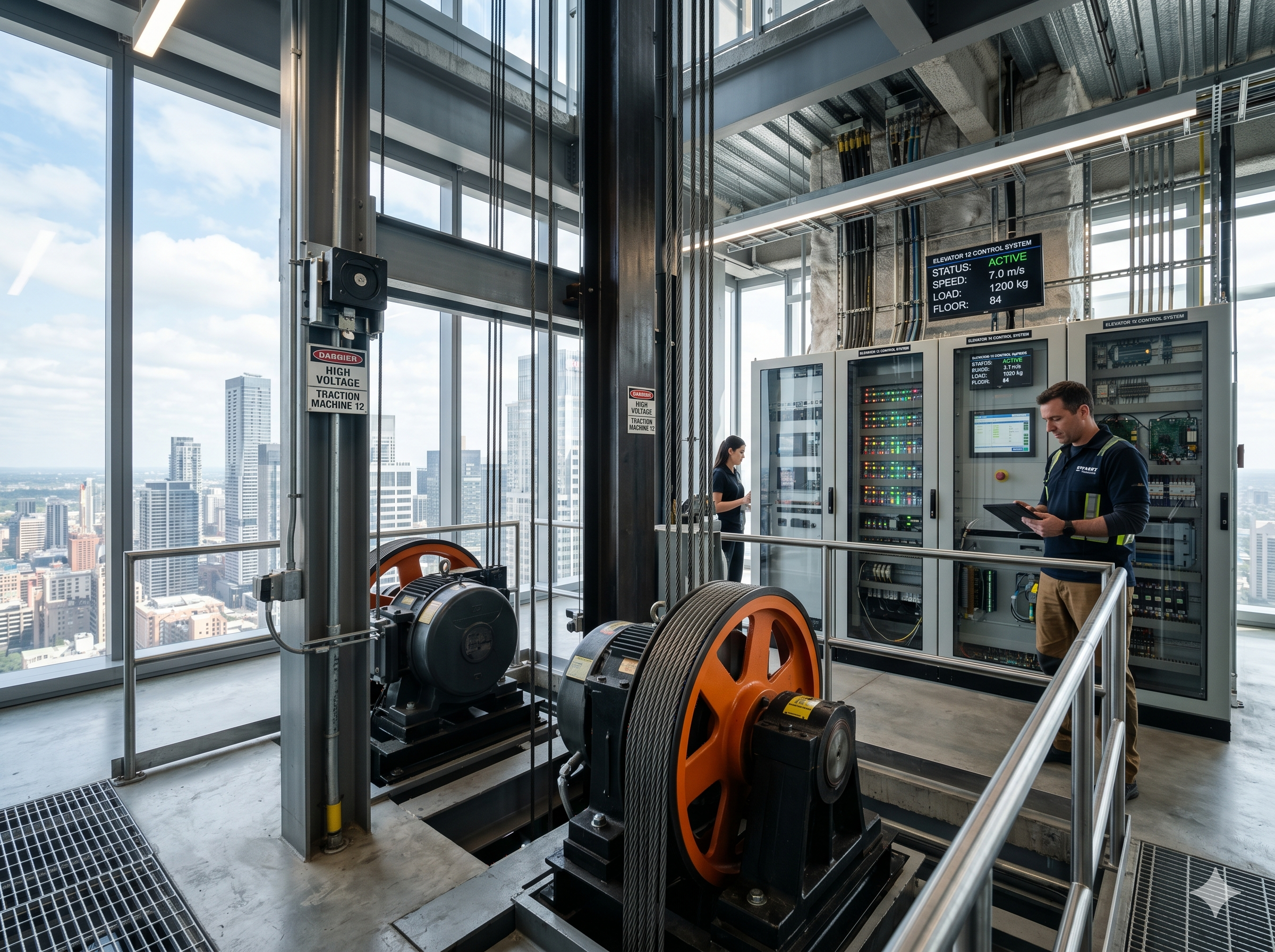 High Rise Elevators in India working system